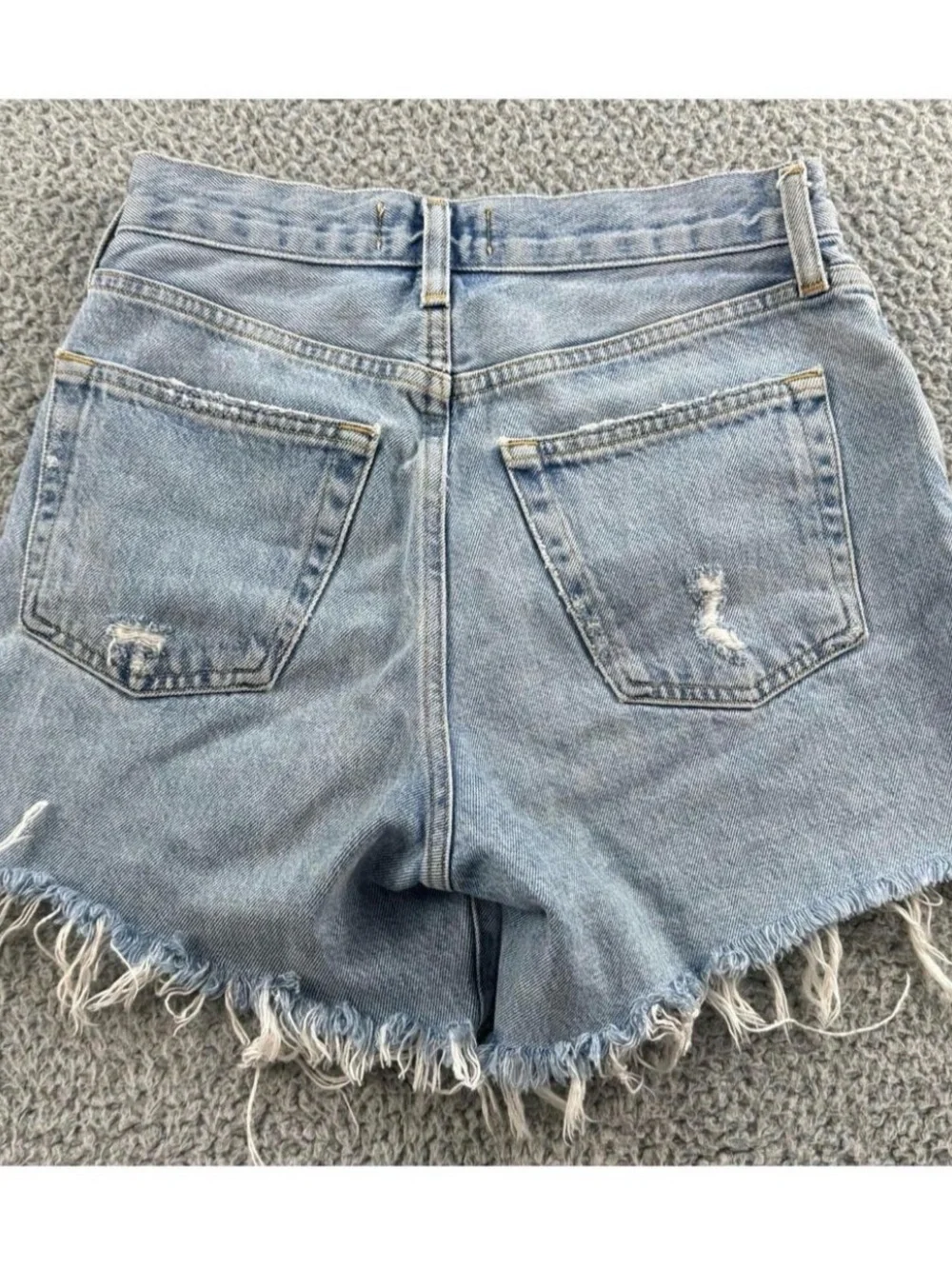 Agolde Parker Long Denim Shorts (size 22)